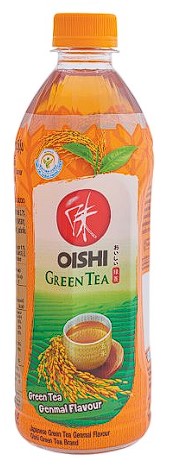 Oishi Green Tea drink Genmai flavor 500ml.