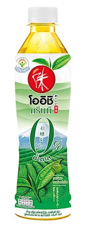 Oishi Green Tea Original flavor No Sugar 380ml.