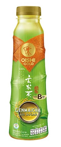 Oishi Green Tea Gold Genmaicha No Sugar 400ml.