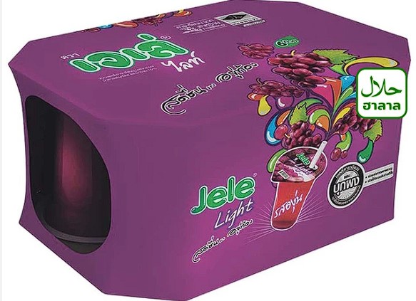 Jele Jelly drink with Grape flavor 6x125g