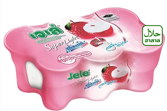 Jele Jelly drink with Litchi flavor 6x125g