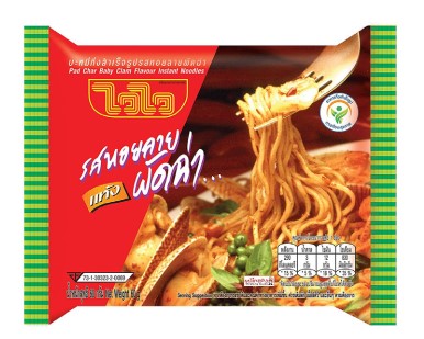 Waiwai Instant Noodle with Pad Cha flavor 50g