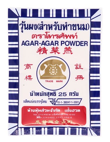 Telephone Agar flour 25g