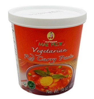 Mae Ploy Vegetarian Red curry paste 400g