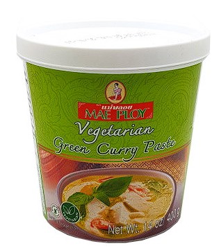 Mae Ploy Vegetarian Green curry paste 400g