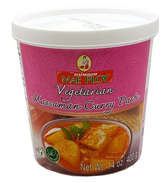 Mae Ploy Vegetarain Masaman curry paste 400g