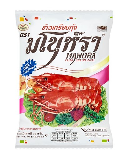 Manora Snack with Shrimp flavor 75g