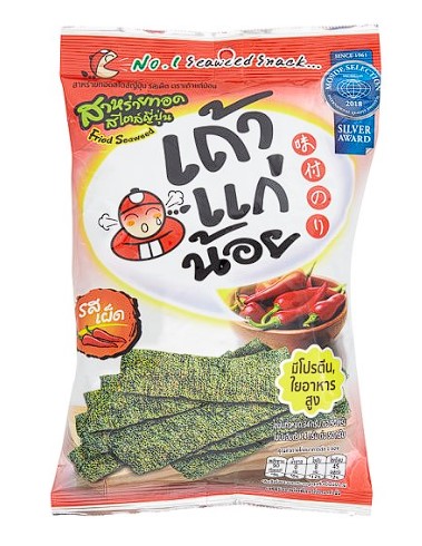 Tao Kae Noi Fried Seaweed Spicy flavor 7g