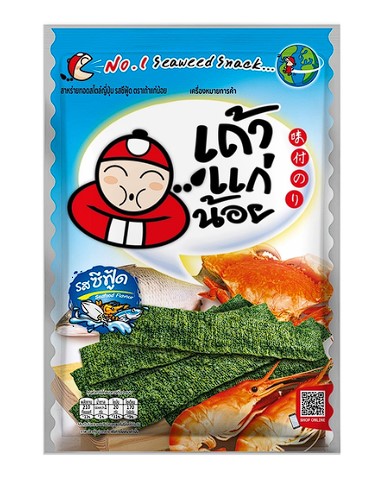 Tao Kae Noi Fried Seaweed with Seafood flavor 8g