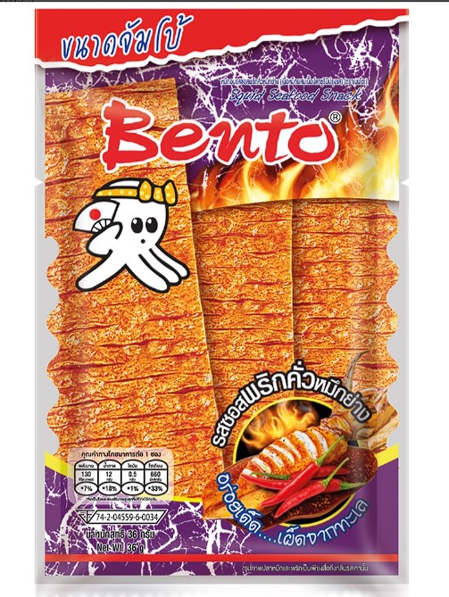 Bento Snack with Roasted Squid flavor 36g